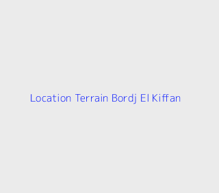 Location Terrain  Alger